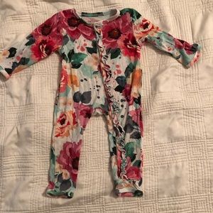 Posh Peanuts floral romper